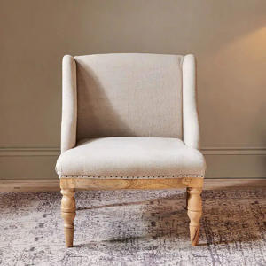 Nkuku Elbu Deconstructed Linen Armchair